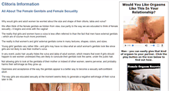 Desktop Screenshot of clitoris-information.com