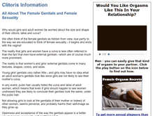 Tablet Screenshot of clitoris-information.com